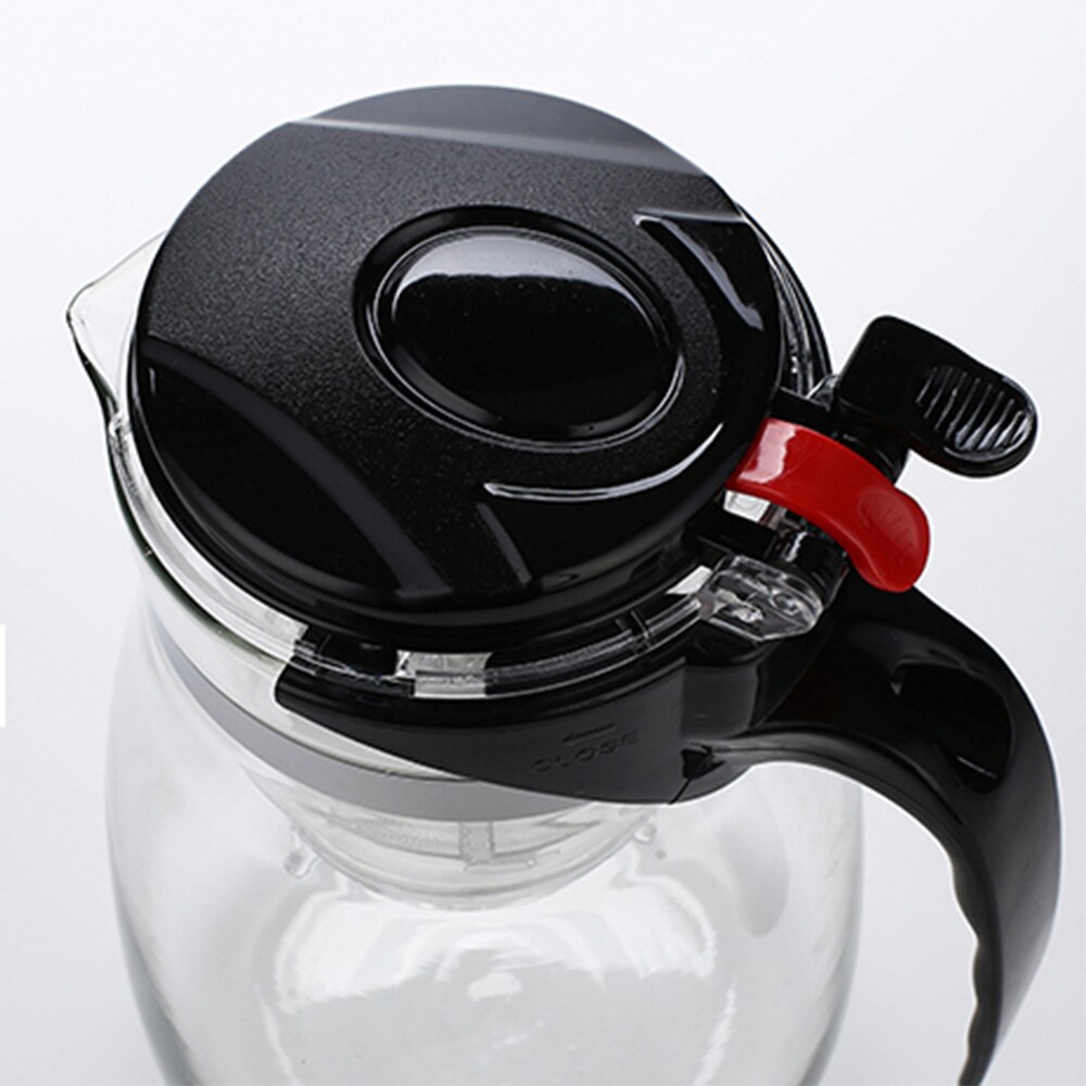 Bule de chá com inuser chaleira pote de chá puer resistente ao calor bules de vidro café bule chinês para chá brew teaware acessórios