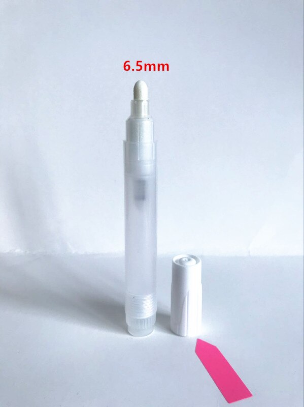 Stylo vide répétable en plastique, 1 pièce, marqueur à craie liquide, baril, stylo Graffiti, accessoires pour stylo de peinture 3mm 5mm 6.5mm 8mm: 6.5mm