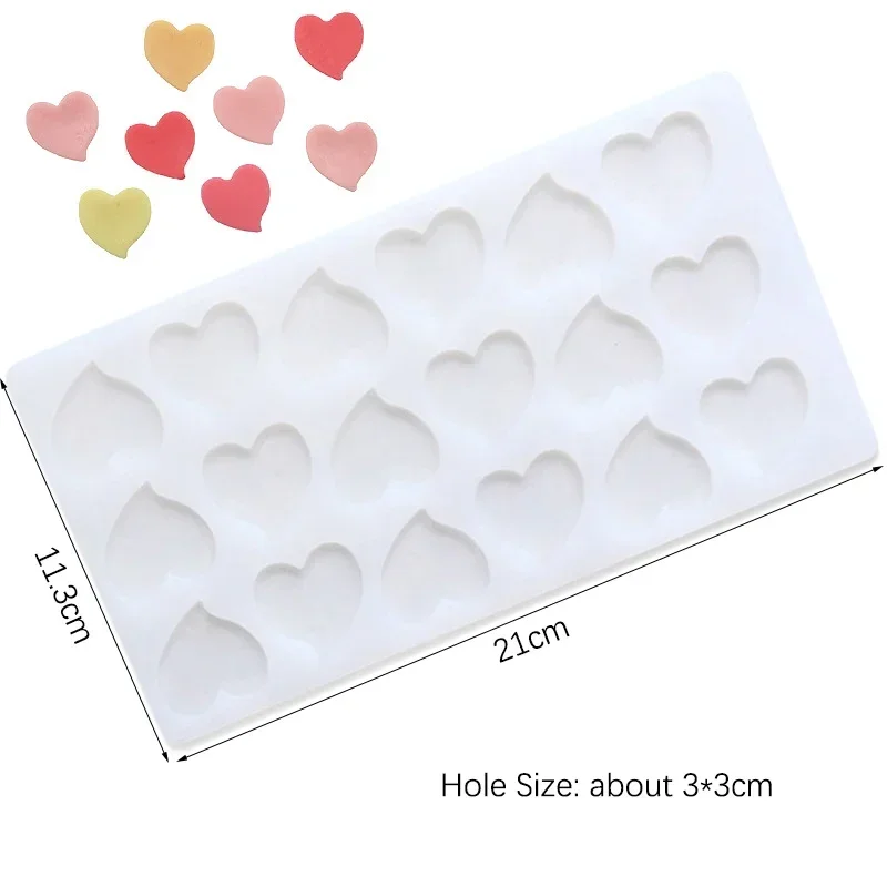 Stampo in silicone a forma di cuore per teglia da forno Pasticceria caramella sbarra Stampo per cioccolato Regalo di nozze fai da te Stampi in resina epossidica Fornitura da cucina: Blu