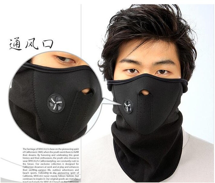 Motorrad Gesicht Maske Fahrrad Vlies Winter Hals Schutz für Kawasaki Z800 E Ausführung NINJA 250 300R Z250 Z300 VERSYS 300X