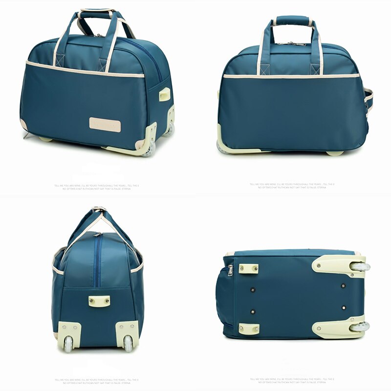 Rollende Koffer Mode Waterdichte Bagage Tas Verdikking Rollende Bagage Trolley Case Bagage Lady Reizen Bagage Met Wielen