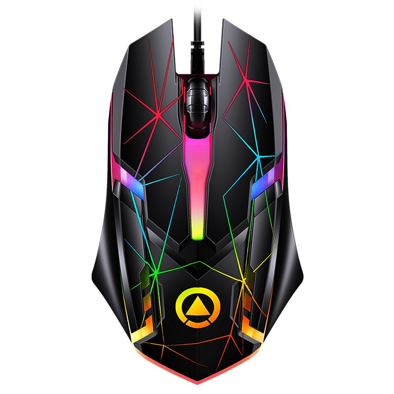 G6 7200Dpi Rgb Bedraad Mechanische Gaming Mouse Voor Computer Pc Gamer Mute Laptop Accessoires Kit Gamer Verstelbare Lengte Muis