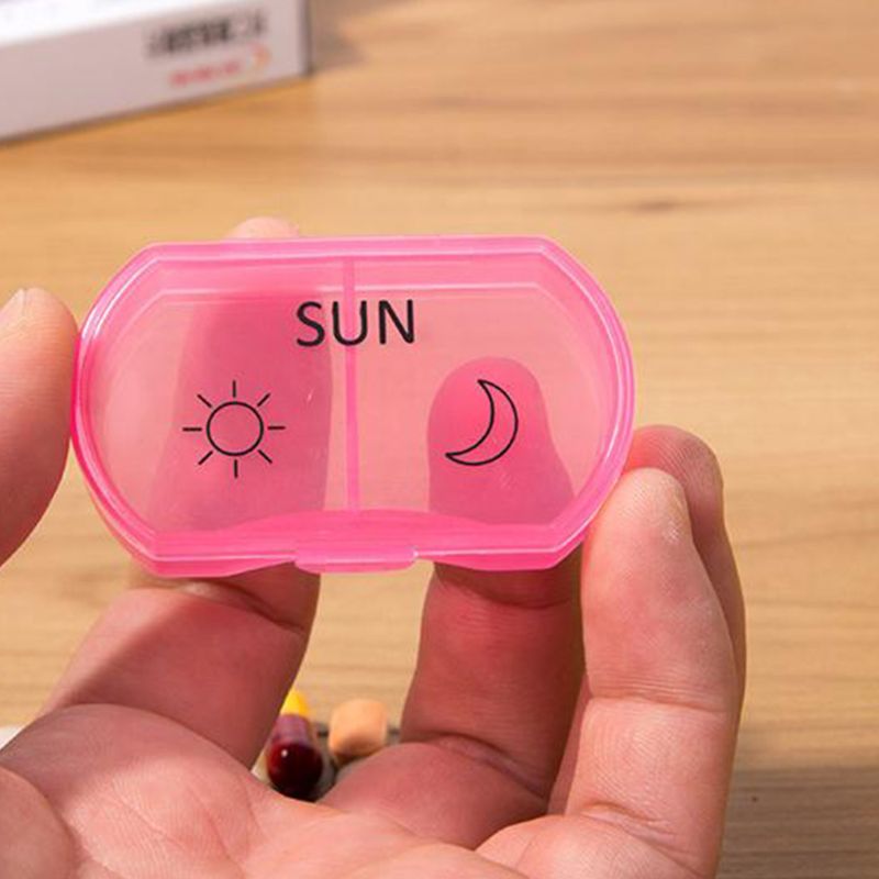 14 gitre ugentlig opbevaring pille 7 dage medicin bakke vitamin tablet taske boks organisator