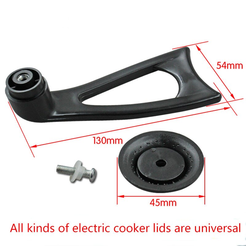 1pc Universal- Pfanne deckel elektrische Herde zubehör topf Geschmack schwalbenschwanz gebraten suppe topf deckel griff Anti-verbrühungen wärme-beständig