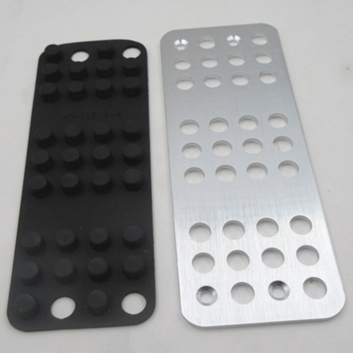 NULLA LHD Gemodificeerde Styling Aluminium Voetsteun Pedalen Koppeling Gas Brandstof rempedaal Handleiding Pedaal Voor Peugeot 206 CC MT vervanging