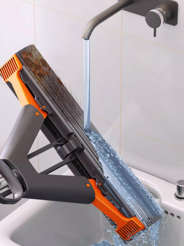 Collodion Mop Opvouwbare Water Gratis Handen Wassen Knijp Katoenen Hoofd Vervangen Thuis Tegels Hout Huishoudelijke Reiniging Wringer Dweilen