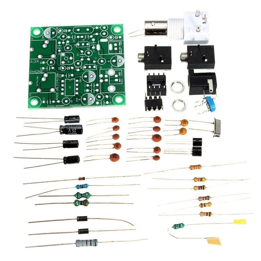 DIY KITS PIXIE HAM RADIO HF 40M CW QRP TRANSCEIVER 7.023-7.026MHz F2-014