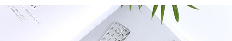 1 Pc Transparent Simple Style Plastic Ruler Student Office Stationery Drawing School Supplies
