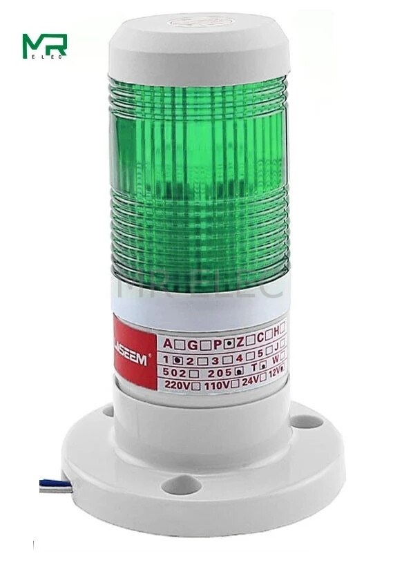 LED Industrial red Yellow blue green Signal Tower Warning Lamp Stack Light Alarm Apparatus 12V 24V 110V 220V