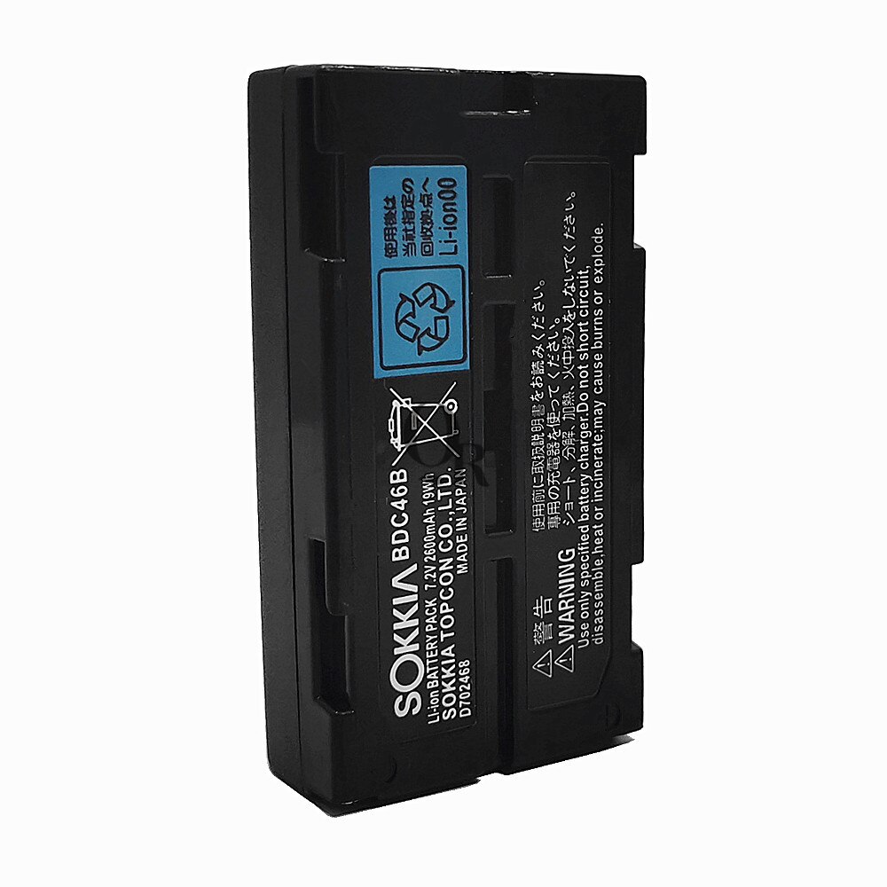 Sokkia-batterie Li-ion BDC46B BDC-46B BDC46, pour Station totale Sokkia SET230R SET300 330, 530, 630, 2330mAh