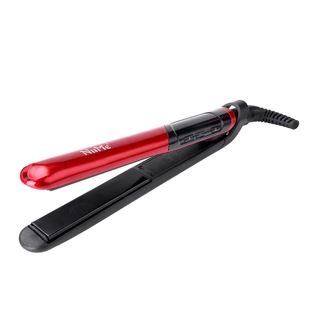 2 in 1 LCD Display ceramic coating Hair straightener comb hair Curler beauty care Iron healthy beauty curling irons flat iron: UK