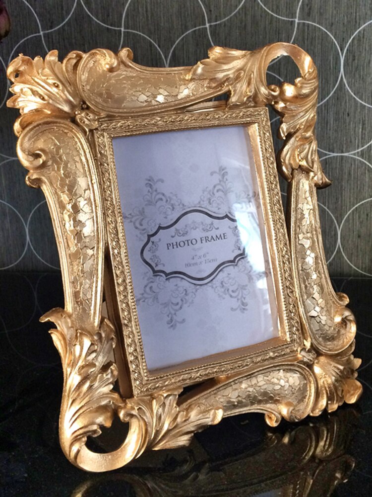 6 inch europese luxe fotolijst, bruiloftsfoto's, verticaal en horizontaal, set voor tweeërlei gebruik, retro wandlijst