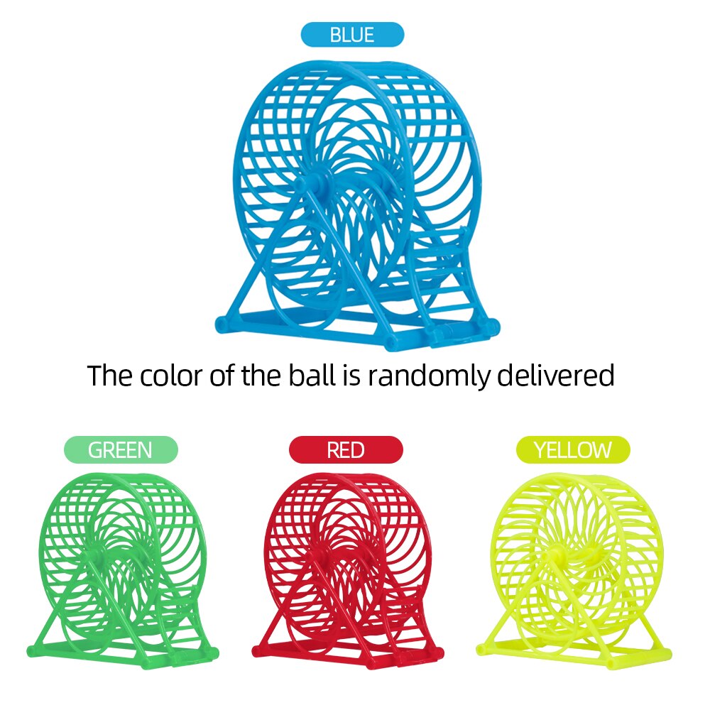 Hamster Wiel Plastic Jogging Loopwiel Hamster Spinner Afneembare Oefening Wiel voor Hamster Muis Kleine Huisdieren