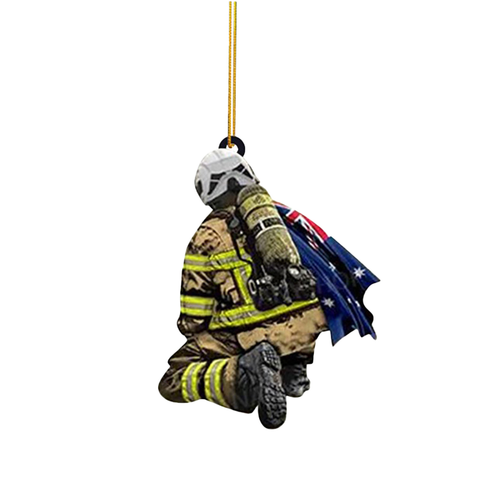 Christmas Decoration Acrylic Decoration Christmas Decoration Tree Pendant, Wall Window, Car Firefighter Pendant Set: PURPLE