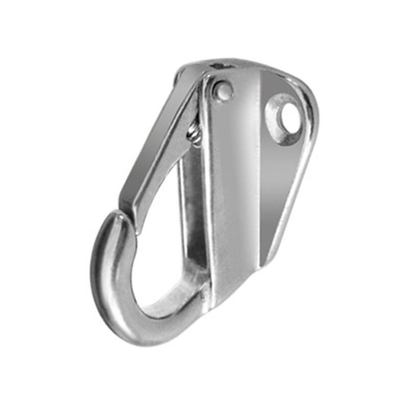 Marine Grade Roestvrij Staal Lente Spatbord Haak Snap Hechten Touw Boot Zeil Sleepboot Marine Hardware (Zilver)