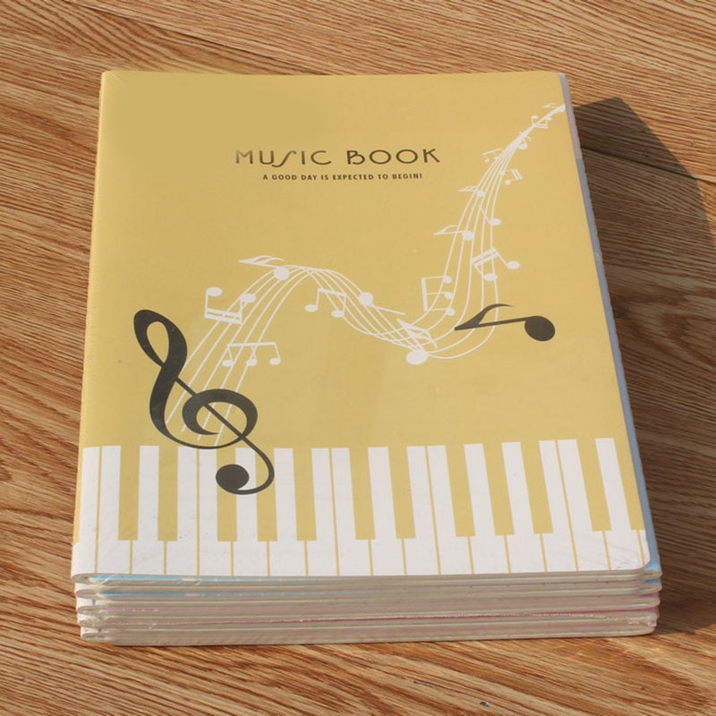 1 pièces 36 feuilles livre de partitions Simple Piano cahier de musique pour étudiant pratique cahier d'exercices de musique