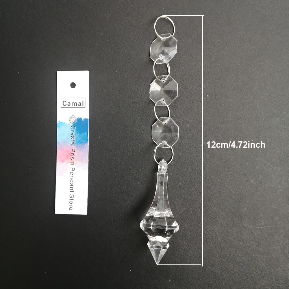 Camal 10 stücke Acryl Kristall Perlen Anhänger Girlande Kronleuchter Hängen Party Hochzeit Dekoration Tische Mittelstücke Vorhang DIY: D
