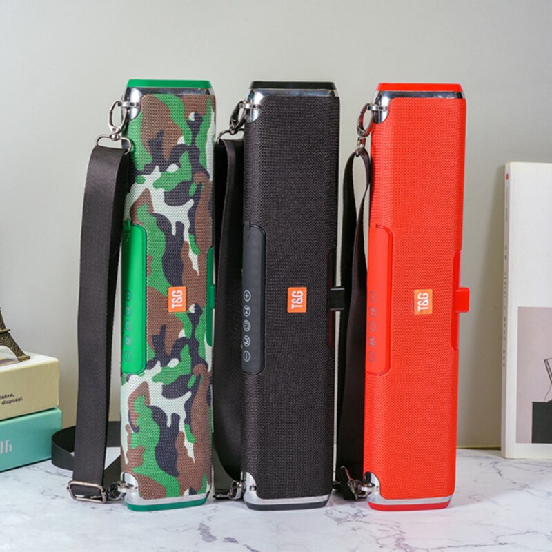 TG178 Draagbare Bt Speaker Geluid Kolom Music Center Solar Power Bank Speaker Waterdichte Home Theater Handsfree Fm Tf Aux Audio
