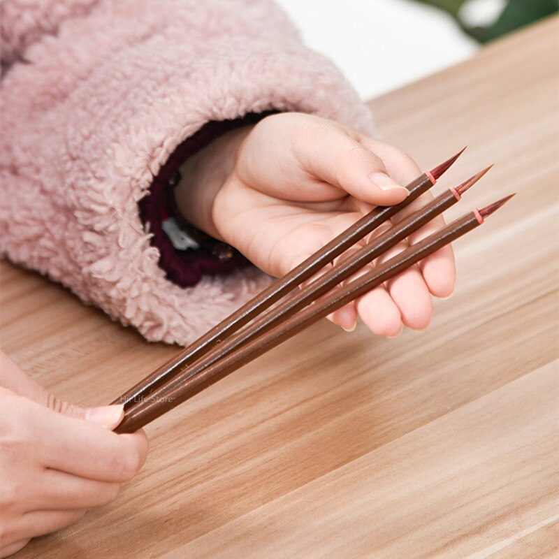 Ceramic Painting Brush Bamboo Pole Hook Line Pen Meticulous Painting Brush Pottery Painting Overglaze/underglaze Painting Tools