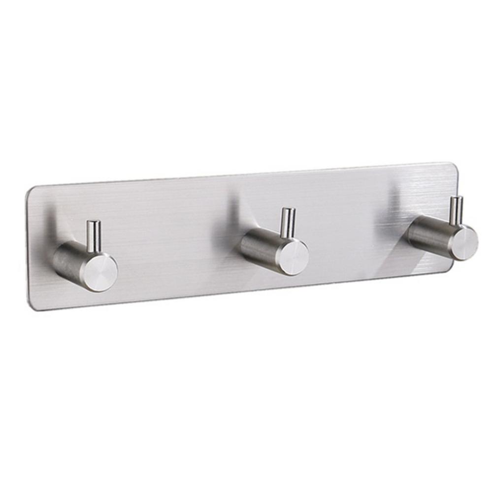 Rvs Kapstok Zware Roestvrij Opslag Hanger Opknoping Haken Zelfklevende Rack Bijkeuken Badkamer Accessoires: a