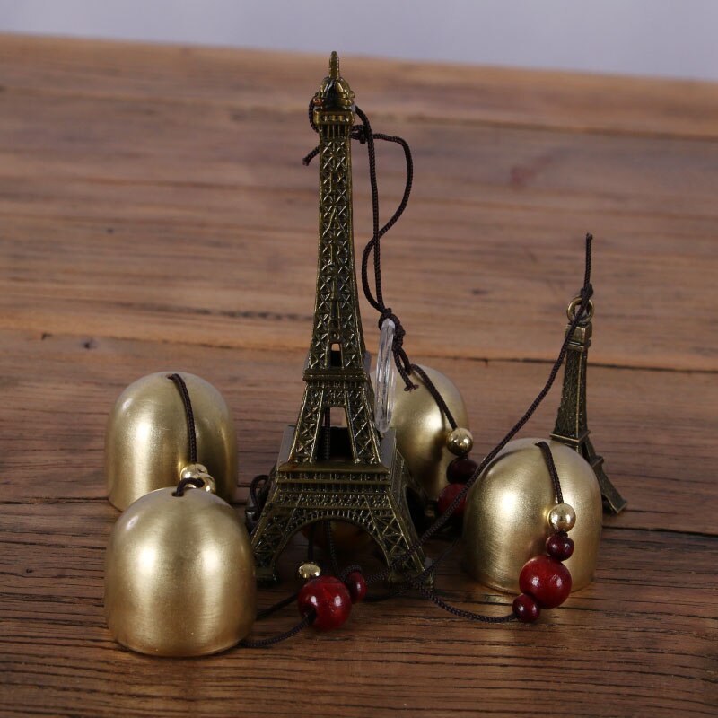 Sino de Bronze pingente porta quarto estudo feng shui sinos de vento pingente alternativa: Iron tower