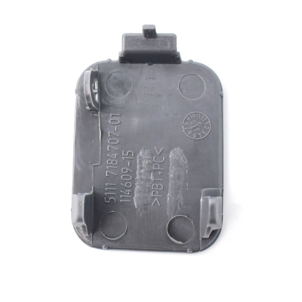 Tapa de parachoques embellecedor para BMW E60 M Sport, cubierta de gancho de remolque negra, 2 uds., repuesto práctico