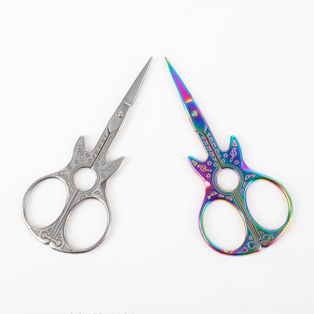 1pcs Exquisite Stainless Steel Antique Scissors European Retro Classic Craft Sewing Handicraft Scissor DIY Stitch Tools