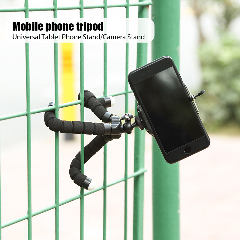 Universal Moblie Phone Clip Bracket Holder Mount Tripod Monopod Stand for Smartphone Camera Tripod Stand Adapter