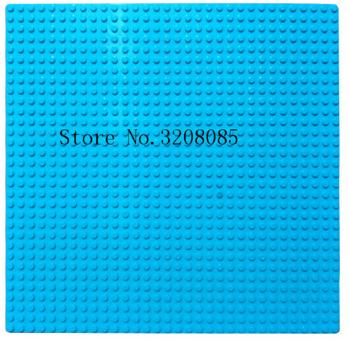 32*32 Dots Classic Base Plates Bricks City Baseplate Board Compatible Bricks Building Blocks Toys For Children: SHY BLUE