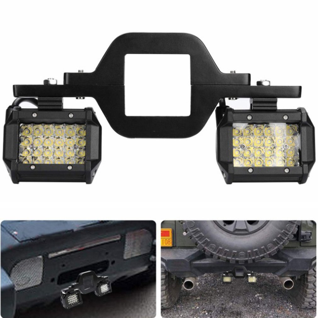 Trailer Tow Hitch Mount Bracket Mounting Backup Reverse Lights Rear Search Lighting Bracket for Offroad Truck Trailer