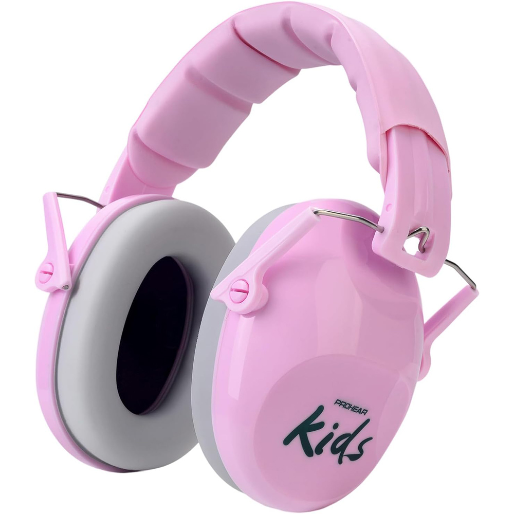 ZOHAN Kids Hearing Protection Earmuffs Baby Ear Defenders Noise Reduction Earmuff For Autism Children Toddlers Reading Sleeping: Pink