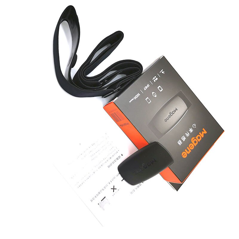 Magene mhr10 sensor de frequência cardíaca, modo duplo ant + bluetooth 4.0 com alça no peito