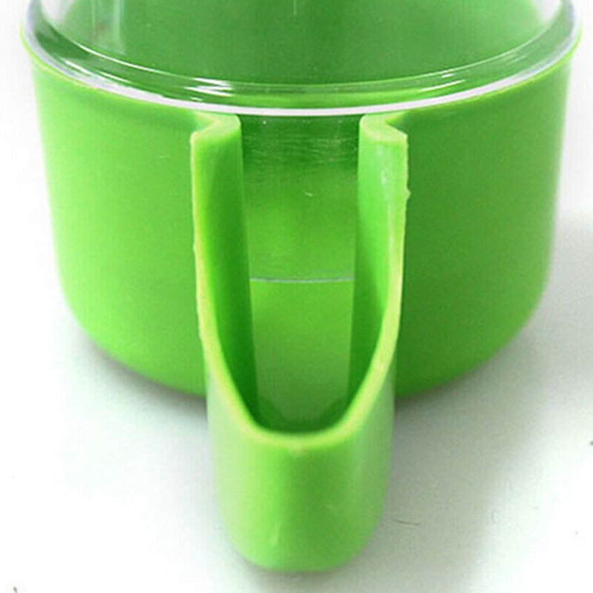 Alimentador de aves de plástico, bebedero automático, bebedero para loro y mascota, tazones para beber, jaula para loro, 1 unidad