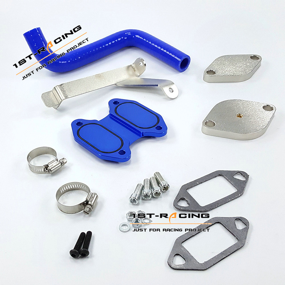 EGR Valve Cooler Delete Kit For 07-09 Dodge Ram 2500 3500 4500 5500 6.7L L6 Cummins Turbo Diesel