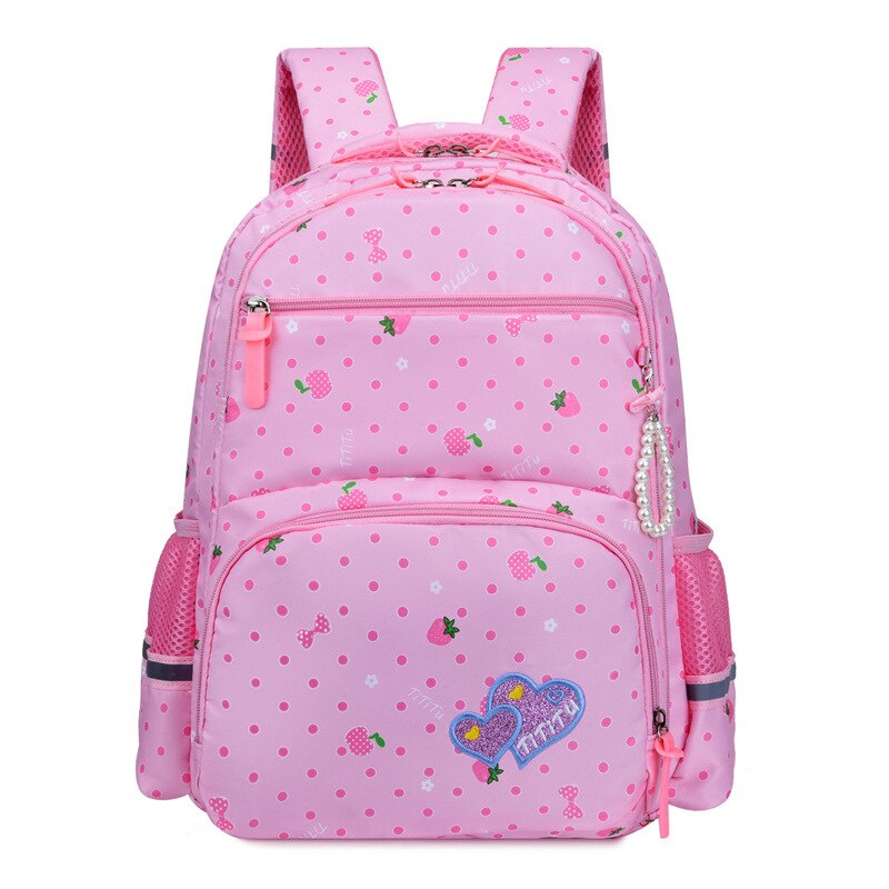 orthopaedic schoolbags waterproof school backpacks for teenagers girls kids backpack Children school bags mochila: pink