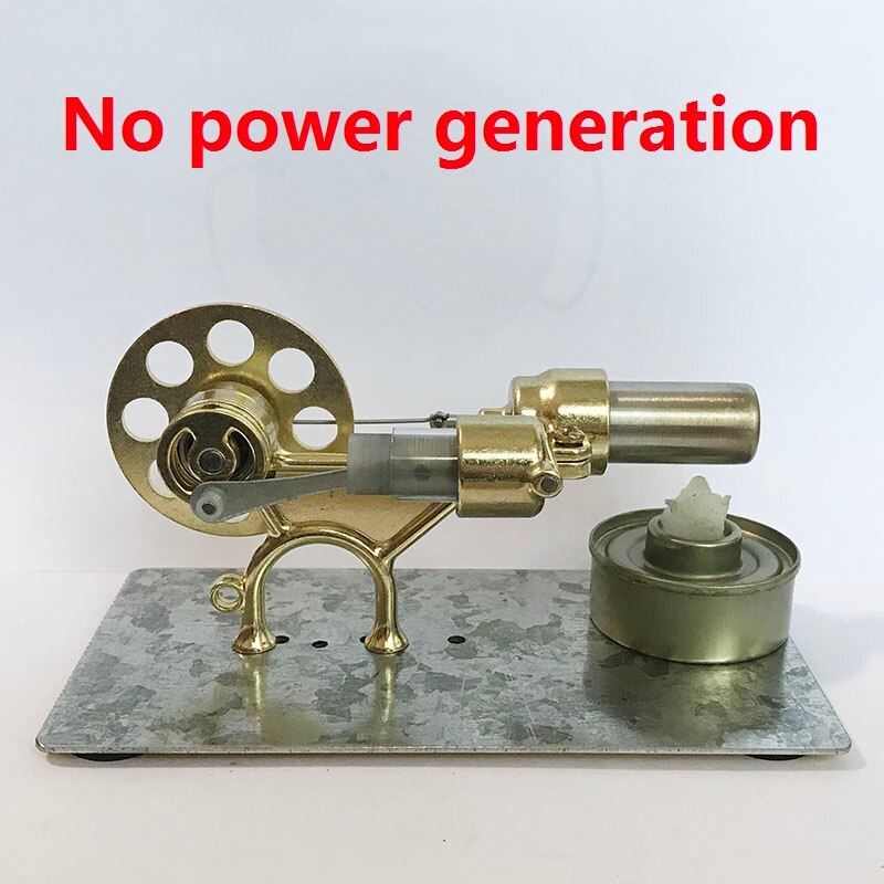 Luft stirling motor eksperiment model power generator motor pædagogisk fysik damp power mini motor legetøj: Ingen elproduktion