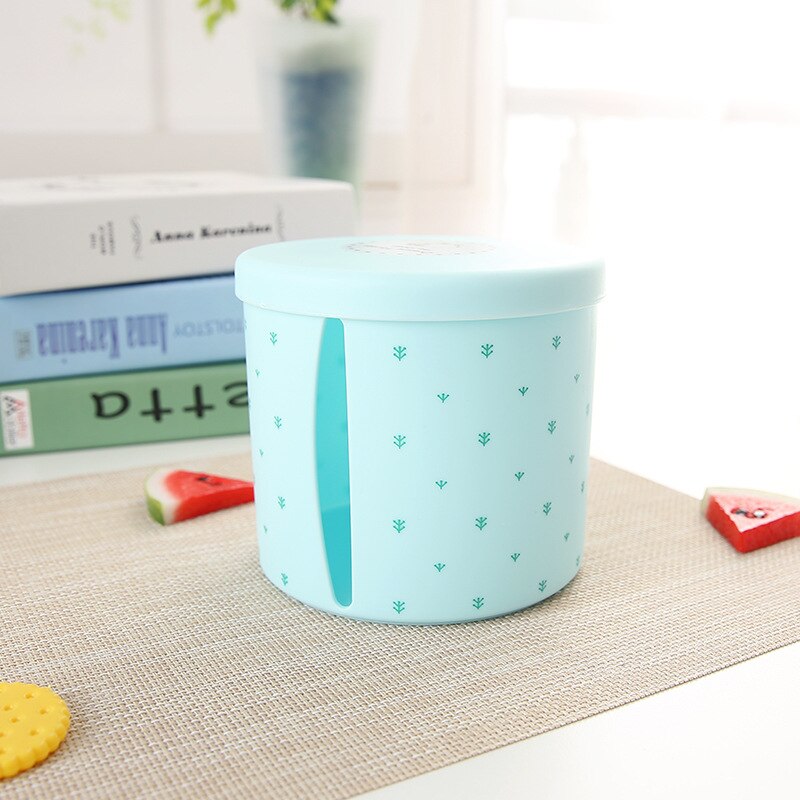 1Pcs Plastic Roll Paper Holder Box Pink Tissue Dispenser Round Toliet Bathroom Waterproof Paper Storage Rack Container