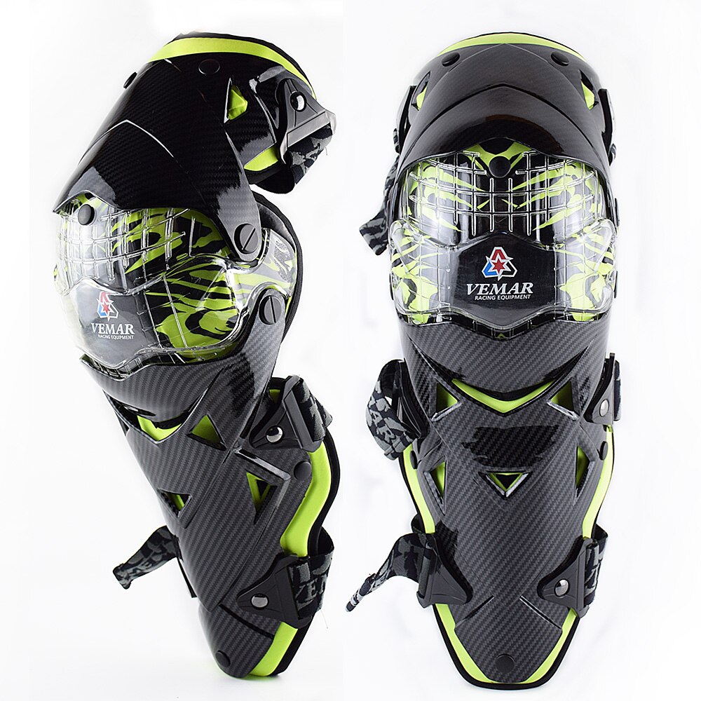 Genouillères protection Moto ski | Genouillères de Moto, cross de descente de Moto, protection MX équipement de protection: Jaune