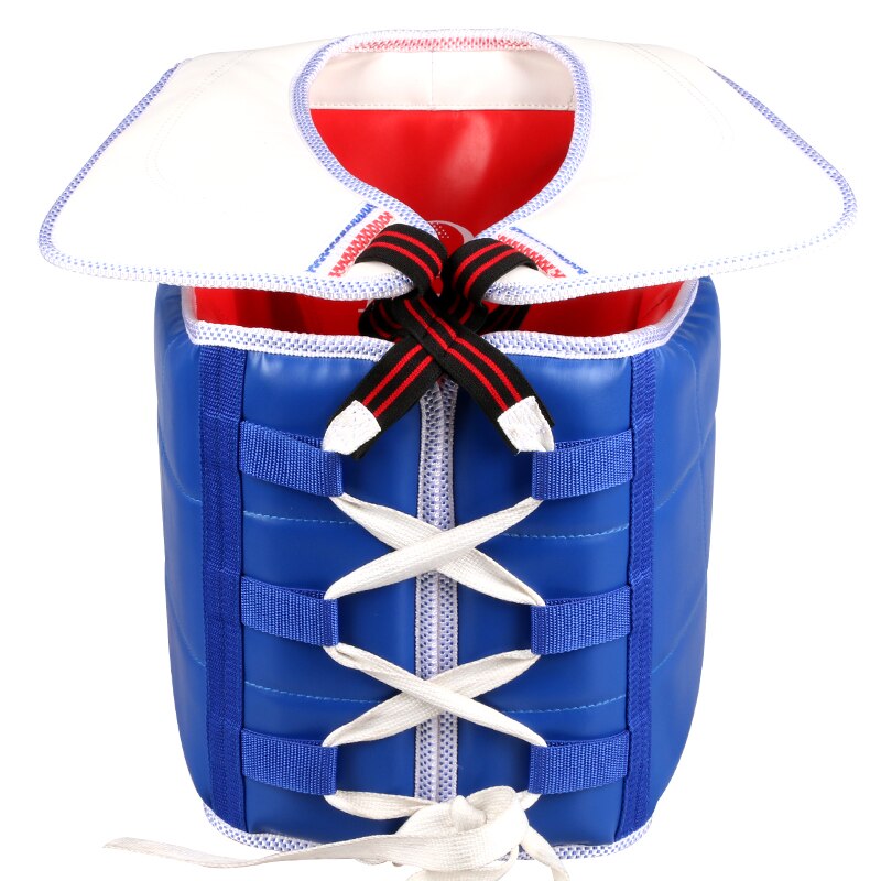 Tradizionale Taekwondo petto guardia per bambini uomini donne studente rosso blu karatè protezioni Taekwondo WTF approvato petto sostenitori TKD