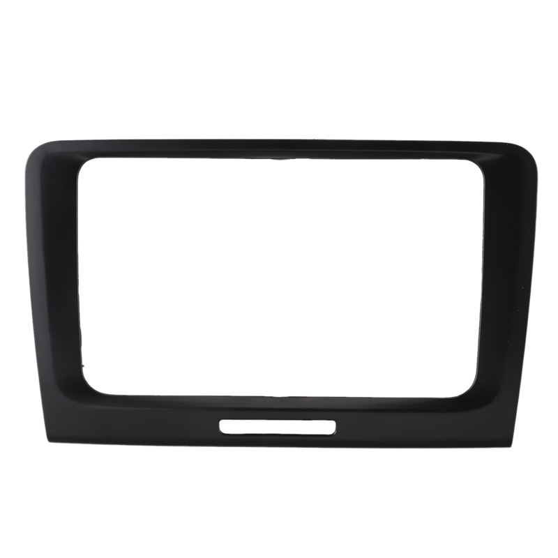 Negro 220X130x210mm 2 Din Car DVD Radio de Panel de salpicadero Fascia marco para Skoda Superb