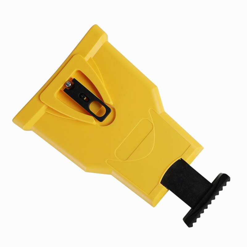 Afilador de dientes de motosierra de precisión para carpintería, afilador de dientes, barra de sierra de cadena, herramientas de motosierra de molienda rápida: Yellow