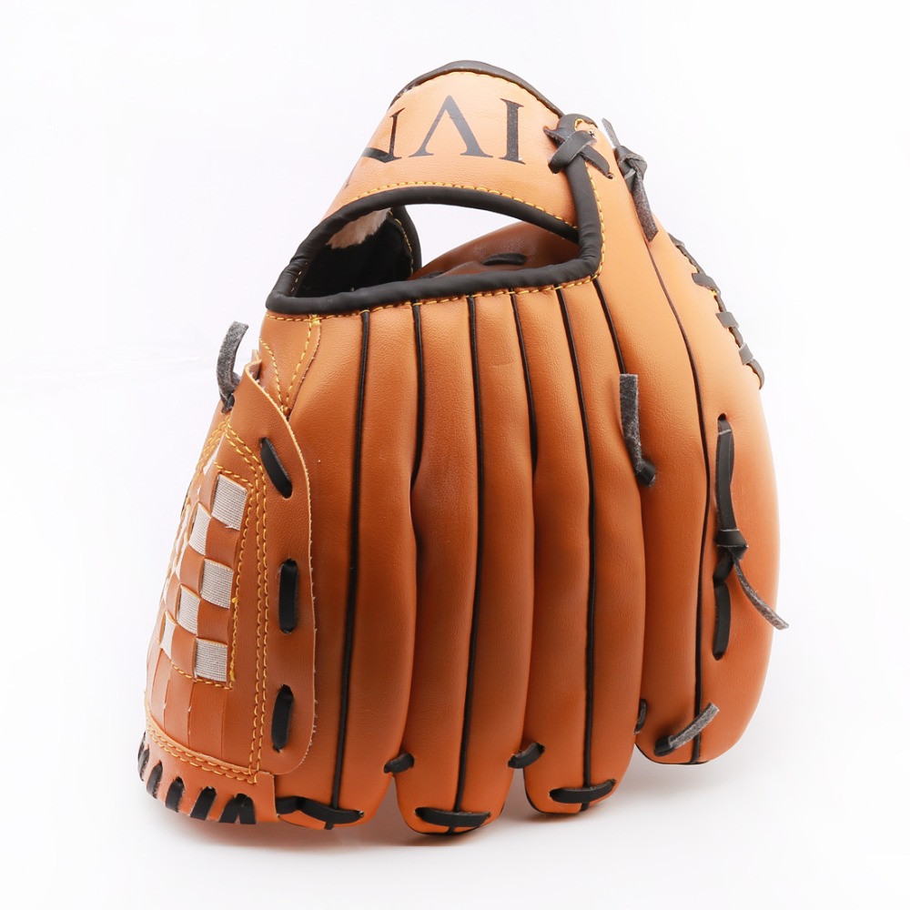 freundlicher Baseball Handschuh 10,5 Zoll weicher Ball Team Sport Baseball Praxis Ausrügestochen Baseball Zubehör BQST-02