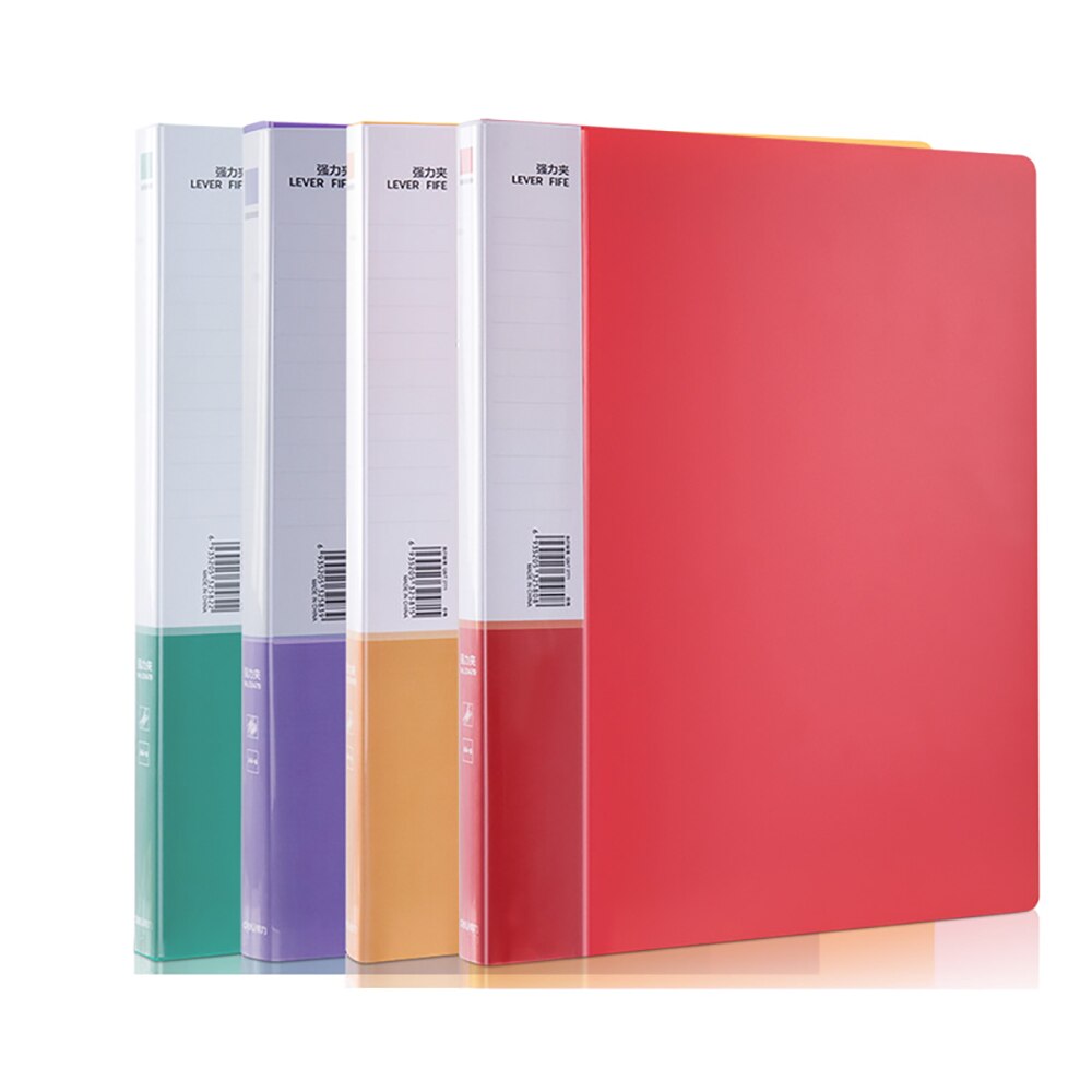 Deli 5301 5302 33478 A4 file folder single and double clip folder short long binder folder colorful folder