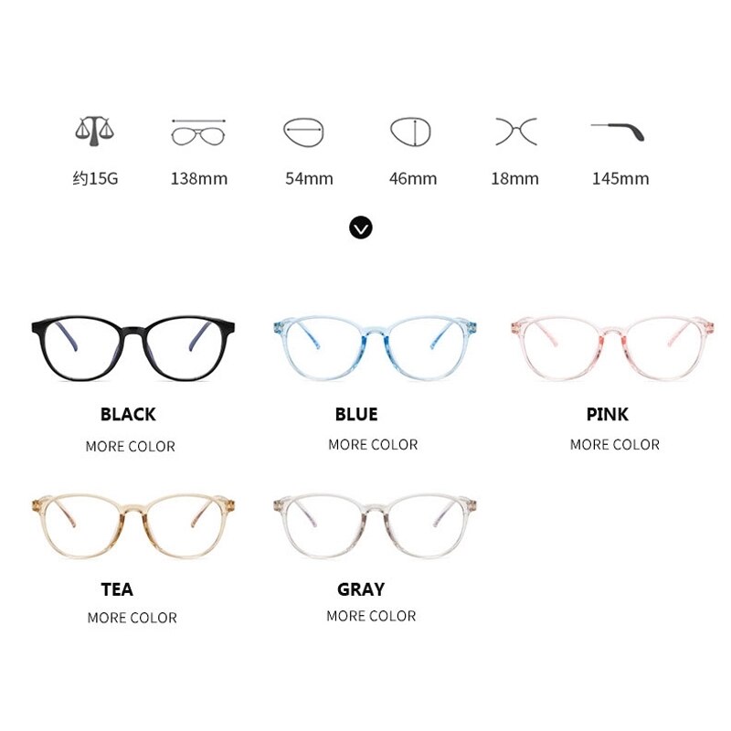 Anti Blue Light Blocking Glasses Men Women Clear Regular Computer Gaming SleepingBetter Blue Light Filter Glasses