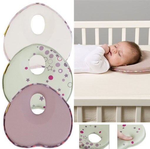 Baby pude spædbarn form toddler søvn positioner anti rulle pude fladt hoved pude beskyttelse af nyfødte almohadas bebe