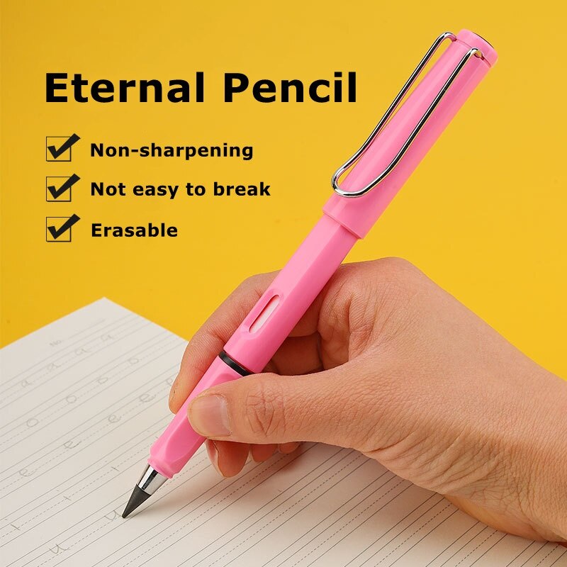 Lápiz eterno sin afilar, nueva tecnología, escritura ilimitada, sin tinta, pintura de bocetos mágicos, lápiz sin plomo