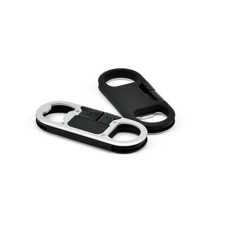 Sleutelhanger Opladen Sync Cord Kabels Micro Usb Kabel Bier Flesopener Voor Samsung Voor Iphone Ios Xiaomi Android Telefoon Oplader