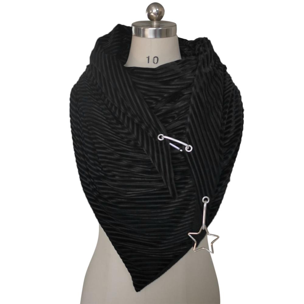 Women Winter Knitting Scarf Retro Solid Scarves Female Multifunction Outdoor Protective Keep Warm Shawl Py6