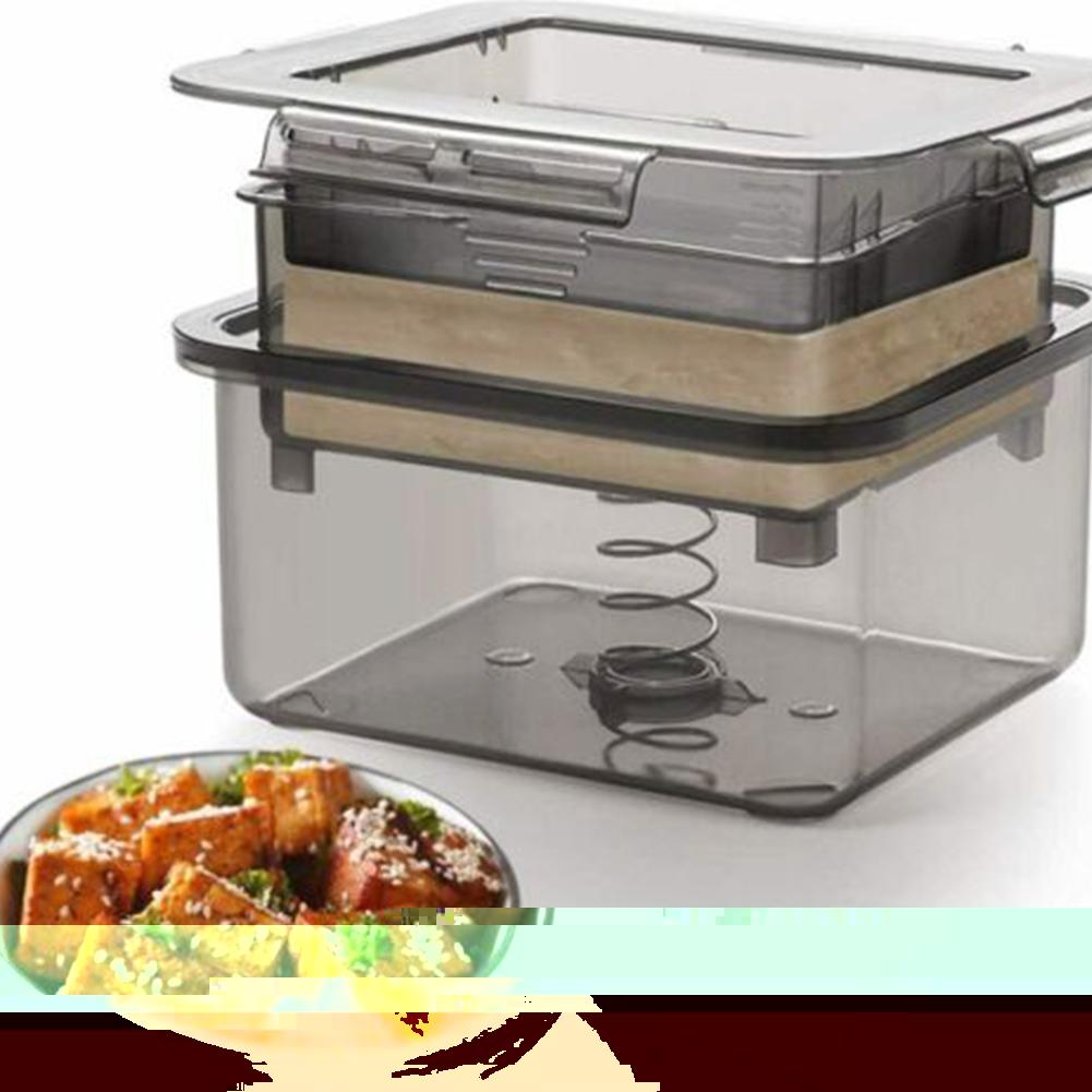 Tofu Press Presser Drainer Gadget Built-in Drainage Water Removal Tool Water Squeezer For Kitchen Cooking Food Tool M4x4