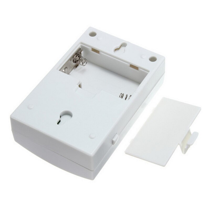 Wireless Doorbell Digital Cordless Door Bell 100M Sensing Range With Self-adhesive LED Flash White Doorbell With Receiver